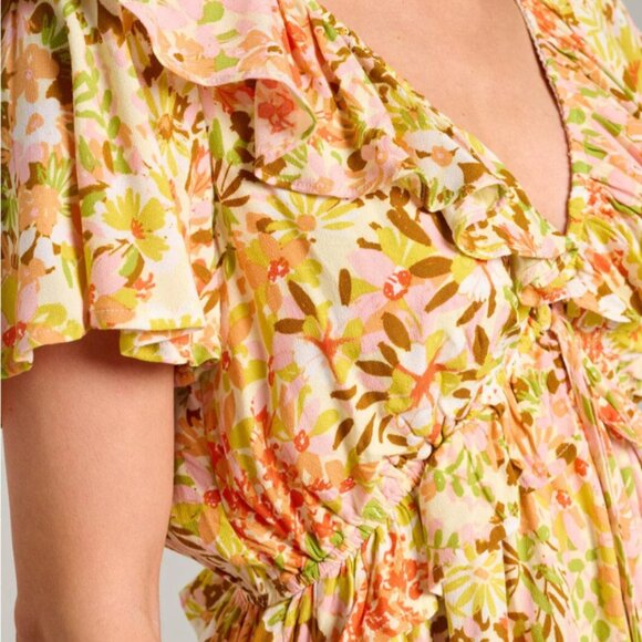 FLORAL ROMPER - Picture 3 of 4